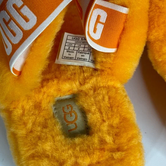 UGG Oh Yeah "Orange" Slide Women's Size 8 - Picture 3 of 5